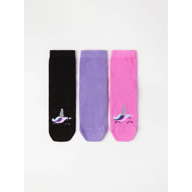 3-pack strumpor med halkskydd