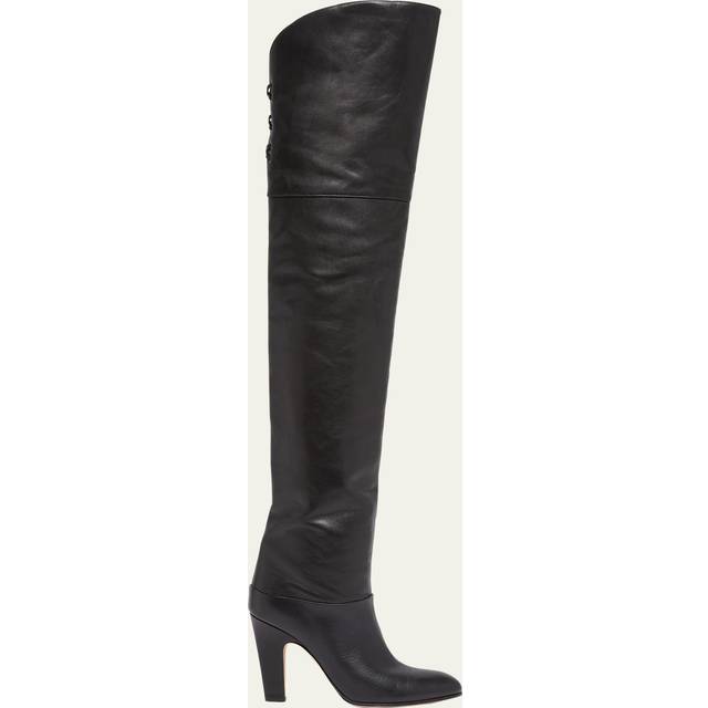 Black Ankle Boots with Crisscross Laces