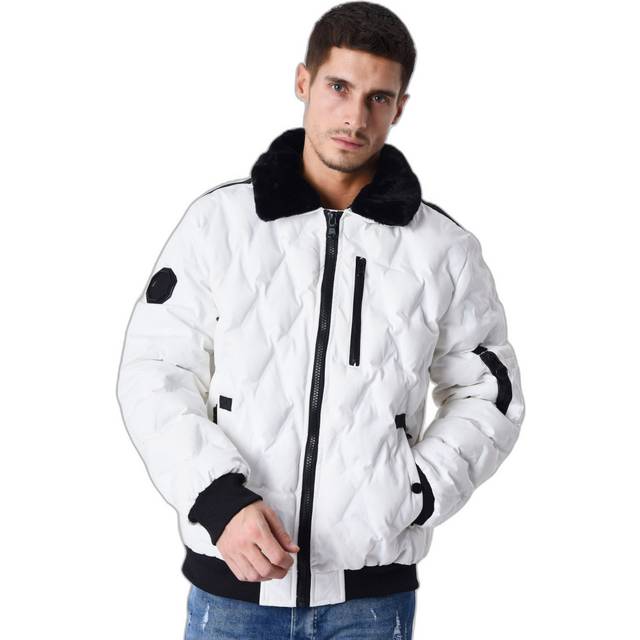 Furry aviator collarPuffer Jacket Project X Paris - Blanc - M