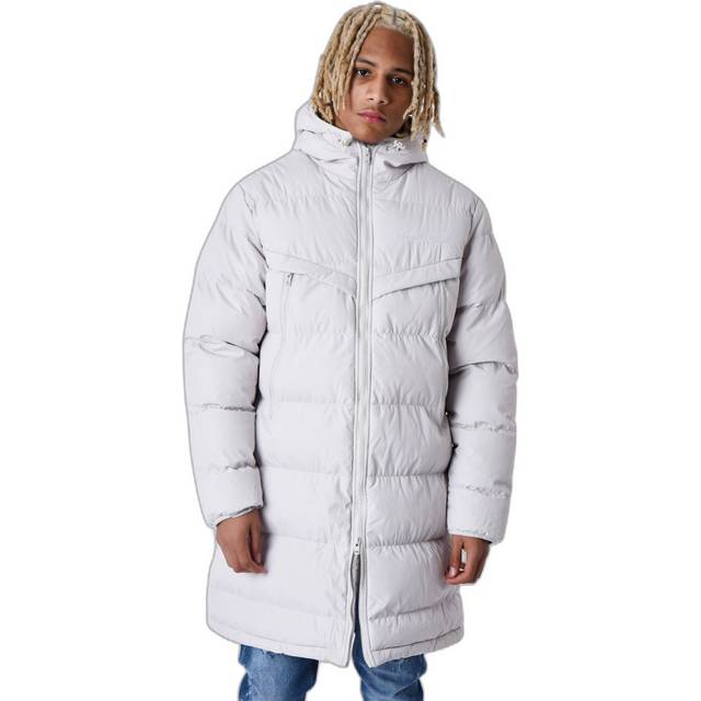 Long Hooded Puffer Jacket Project X Paris - Gris - S