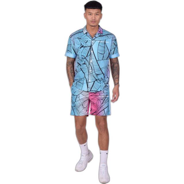 Tropical printed shorts Project X Paris - Bleu - XL