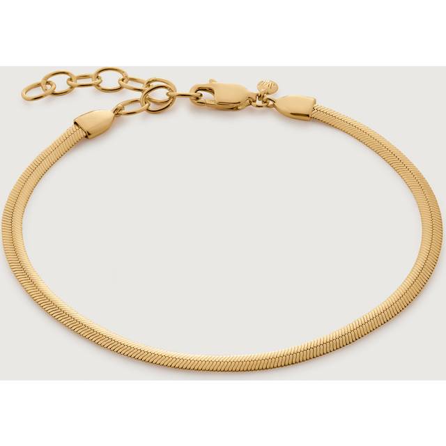 Monica Vinader Snake Chain Bracelet, Gold