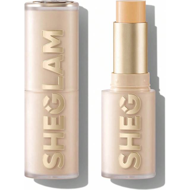 SHEGLAM Skin Magnet High Coverage Foundation Stick-Bamboo Long-Lasting Poreless Flawless Easy To Use Full Coverage Foundation Stick For All Skin Type Non-Fadi