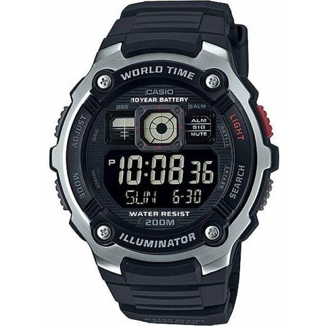 CaSio Ae 2000w 1bvdf  Ae 2000w 1b  Digital SportS Military Men S Urethane Watch AE-2000W-1BVDF