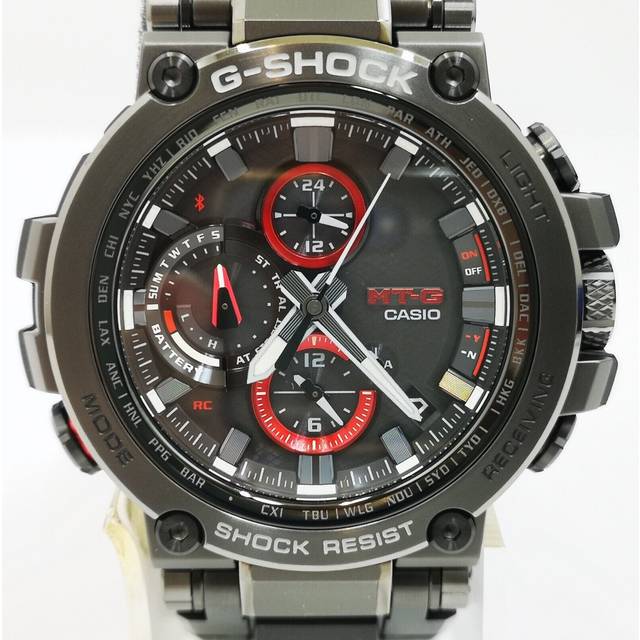 Casio g-shock mt-g mtg-b1000d-1ajf bluetooth solar radio men's watch in box