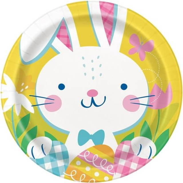 Eggcellent Easter Round 9" Dinner Plates 8 Pack