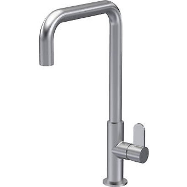 Kitchen Mono Mixer Tap with 1 Lever Handle, 361mm - Brushed Brass