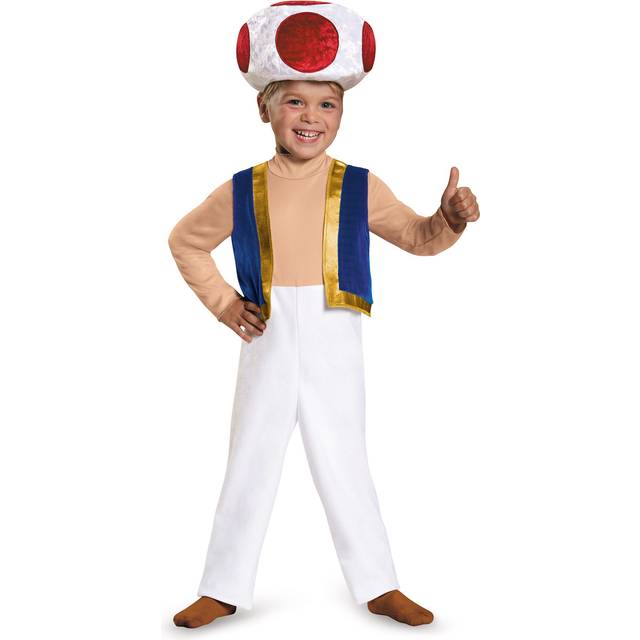 Super Mario Toad Toddler Costume - Red&#47;Blue&#47;White (2T)