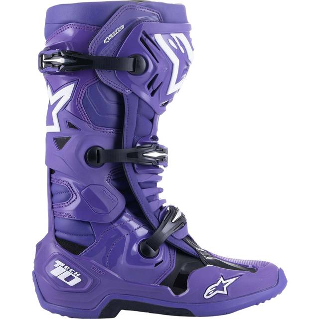 Alpinestars Tech 10 Motocross Boots, purple, Size 49 50 for Men