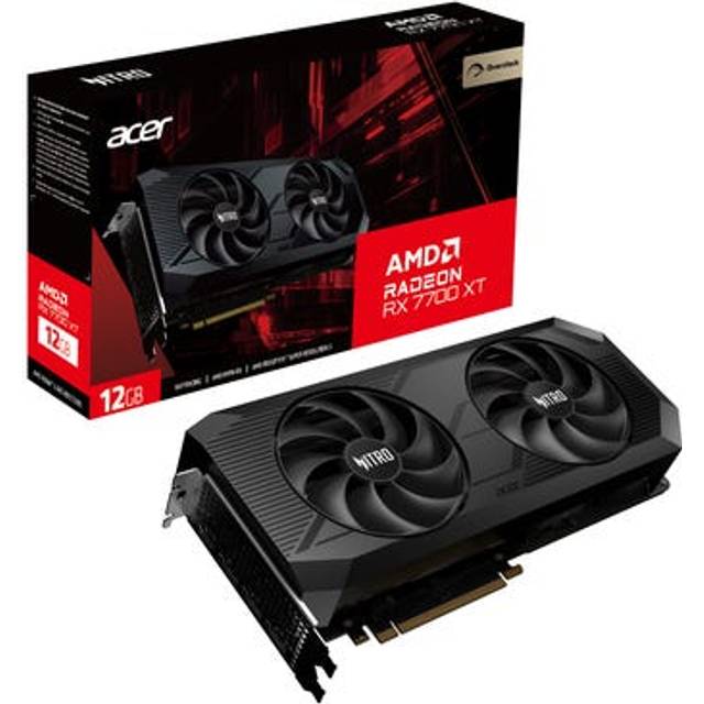 Grafikkort Acer Nitro Radeon RX 7700 XT - 12GB OC - Svart