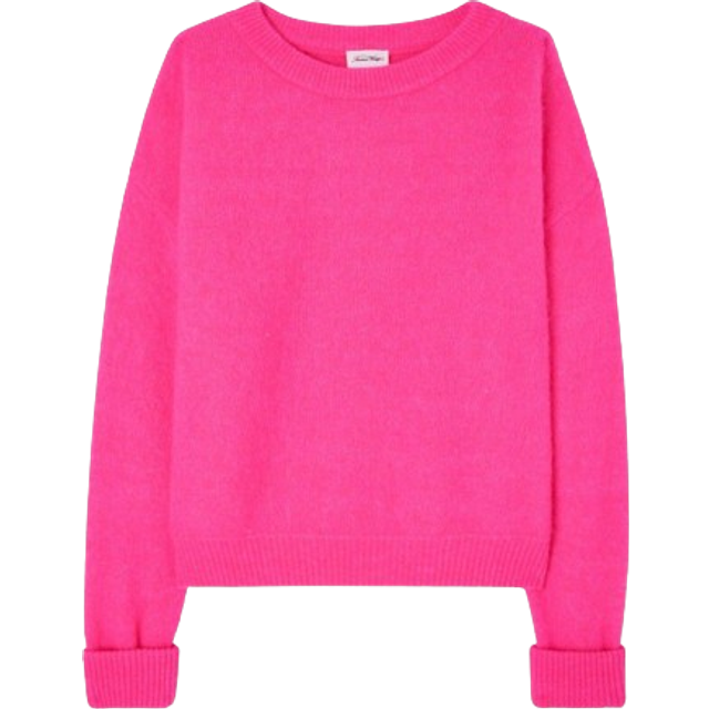 Vitow Loose Fit Jumper with Boat Neck - fluorescent pink - XS/S