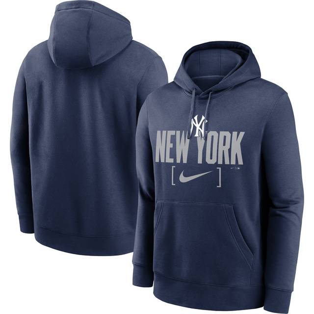 New York Yankees Nike MLB Club Slack Fleece Hoodie - Mens