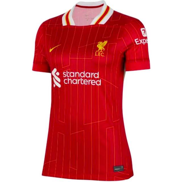Liverpool F.C. 2024 Stadium Home Women's Nike Dri-FIT Football Replica Shirt - Red - Polyester - XL (UK 20&#x2013;22)