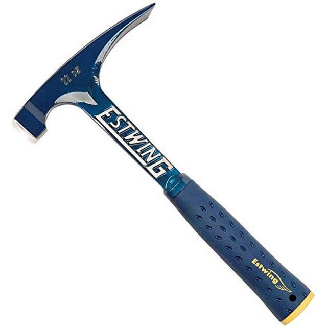 Estwing E6-22BLC 645 ml slätt ansikte stor blå rock pick-hammare med stötdämpande grepp
