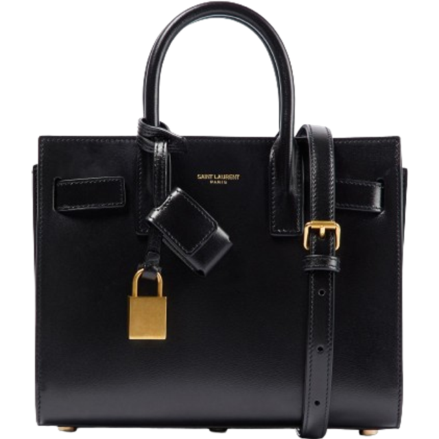 SAINT LAURENT - Sac De Jour Nano Leather Tote - Black - One size