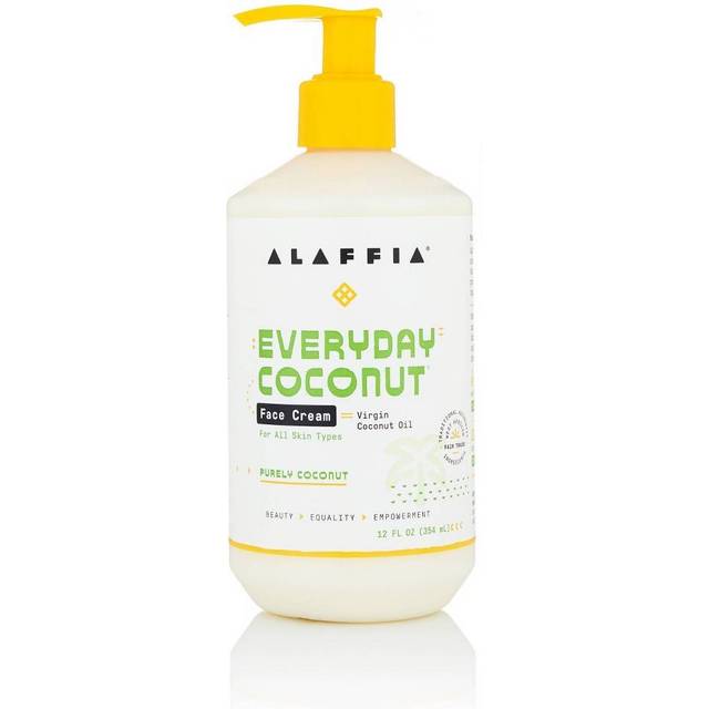 Alaffia Everyday Coconut Face Cream - Purely Coconut 12 fl oz