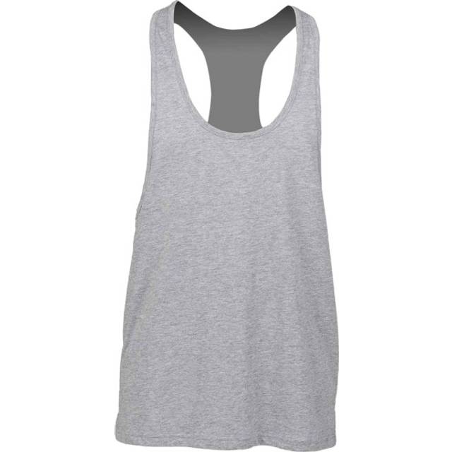 (XXL, Heather Grey) SF Mens Muscle Heather Tank Top