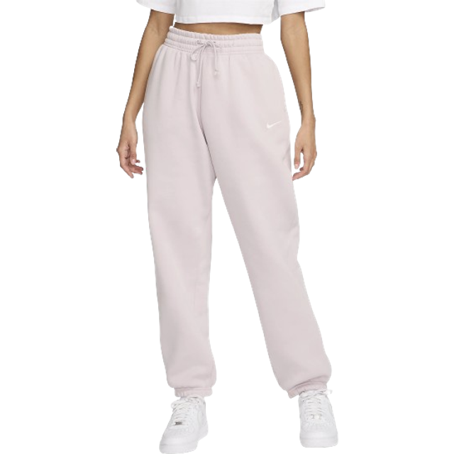 Nike Sweatpants Phoenix Fleece Oversized - Rosa/vit Dam - ['Rosa'] (X-Large)