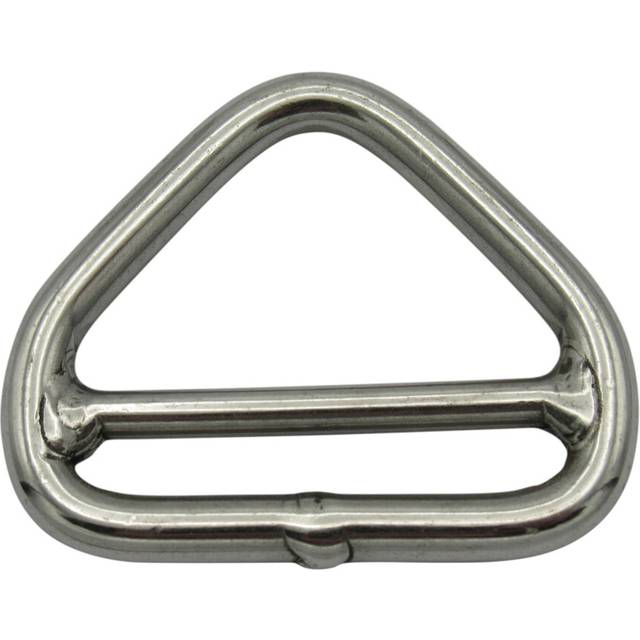 Stainless Steel Triangle Ring Double Bar 5MM x 45MM (Delta Triangular)