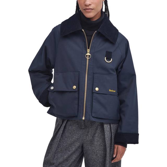 Barbour Nora Casual Jacket - Navy, Navy, Size 16, Women