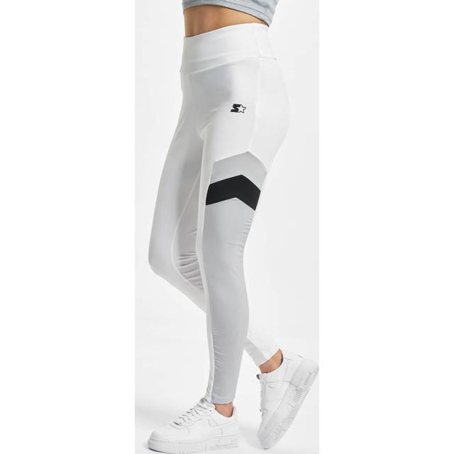 Starter black label damen leggings ladies highwaist sports leggings white/black