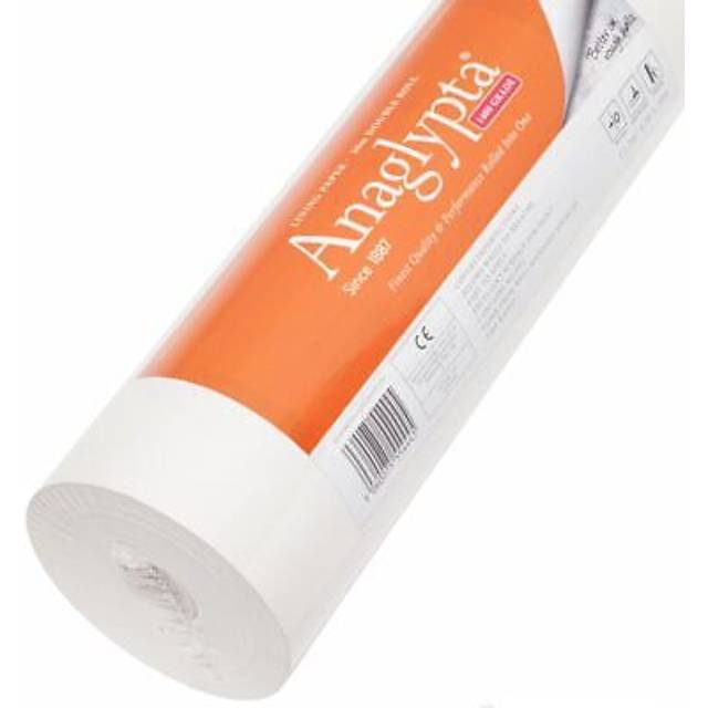 Lining Paper 1400 Grade Single Roll By Anaglypta For Smoother Walls Paintable