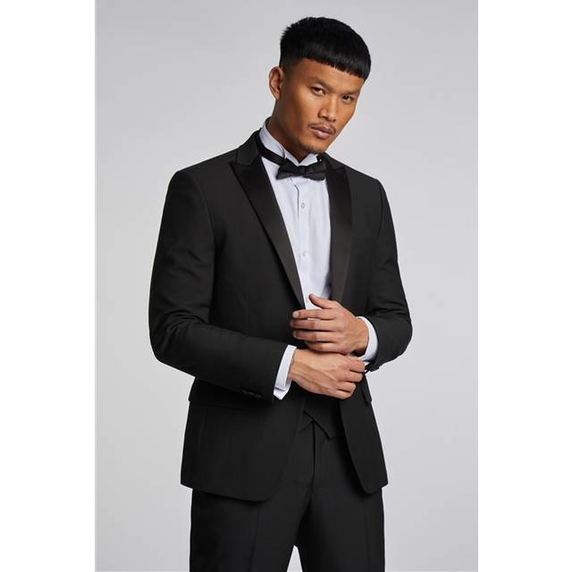 Antique Rogue Slim Fit Black Tuxedo Jacket - 38R