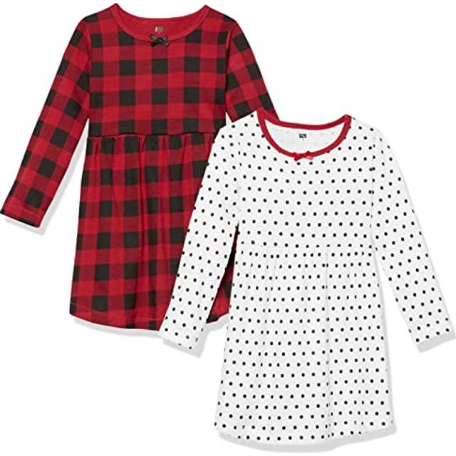 Hudson Baby baby girls Cotton Dresses Casual Dress  Classic Holiday  3T US