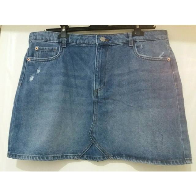 Red herring - blue denim mini skirt