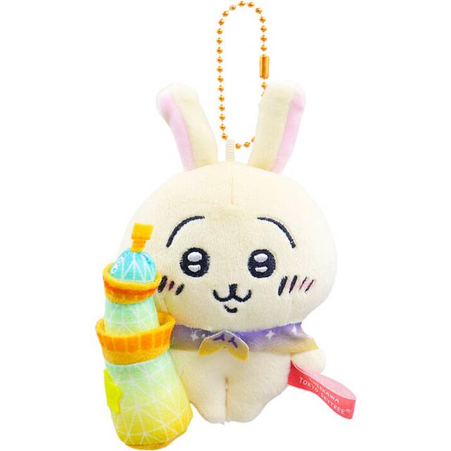 (Yellow Rabbit) Cute Plush Toy Sunshiny Tower Little Octo Cat 10cm Soft Short Plush Gift Pendant