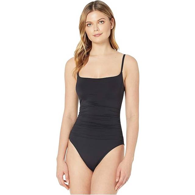 La Blanca Women's Standard Island Goddess Lingerie One Piece Swimsuit  Black  2