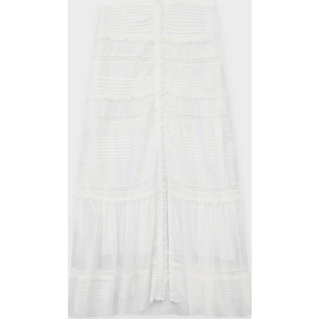 Isabel Marant Etoile White Gihane Maxi Skirt - 20WH WHITE - FR 44