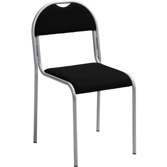 Konferensstol RX002, Svart tyg / Silvergrå