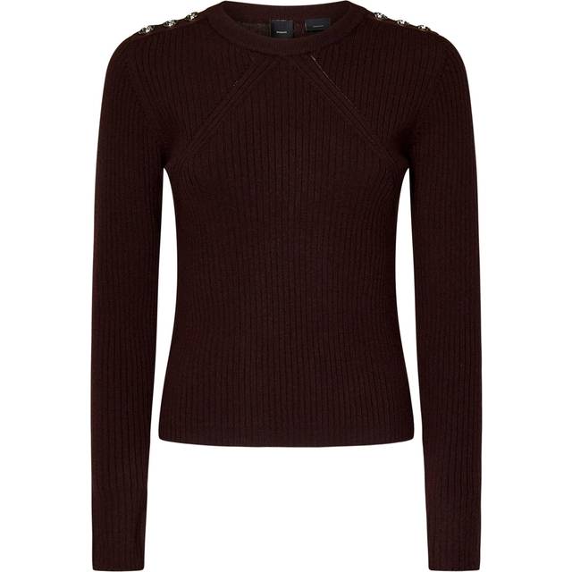 Sweater PINKO Woman color Brown - M