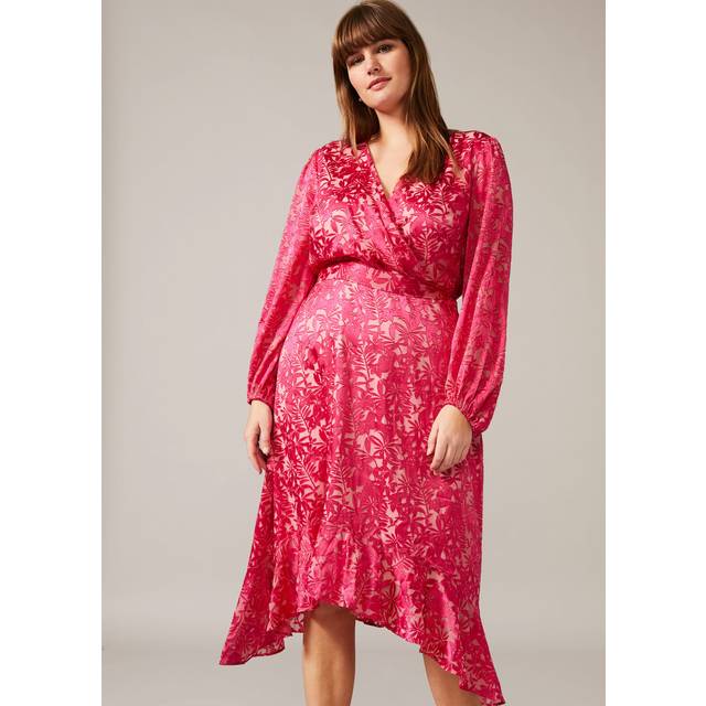 Phase Eight Women's Edith Burnout Dress - Pink - 16