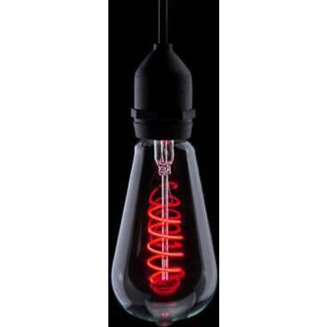 Funky Spiral Filament LED Lamp 4W E27 - Red
