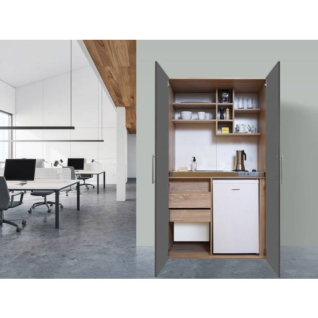 SKÅPKÖK 104/193/67 cm i grå