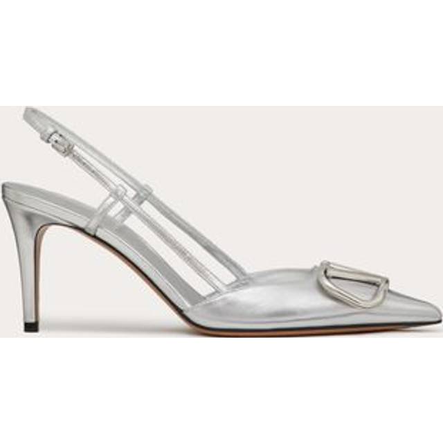 Valentino Vlogo 80 Leather Slingback Pump