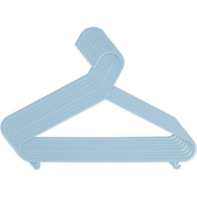 Bieco klädgalge barn 8 st trend blå | Längd ca 30 cm | babygalge | plastklädhängare barn baby | babyorganisatör för garderob | babyhängare | babykläder galgar