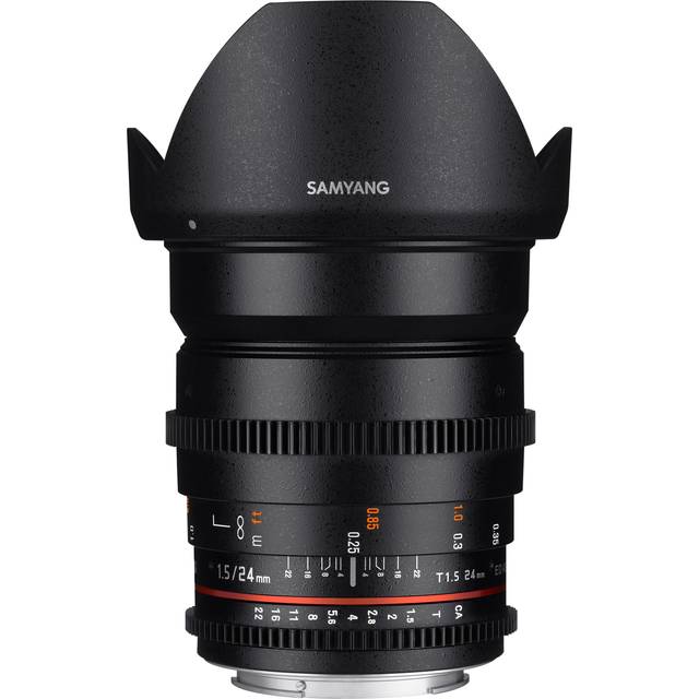 Used Samyang 24mm T1.5 VDSLR II Cine Lens Sony E