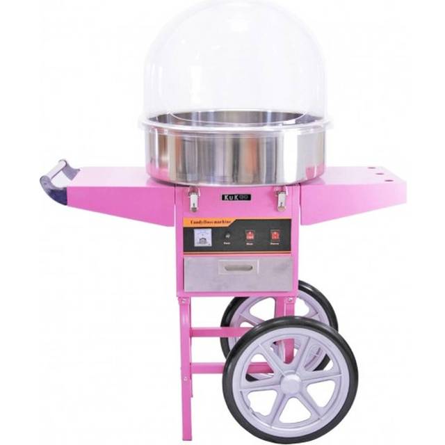 KuKoo Candy Floss Machine with Cart & Protective Dome