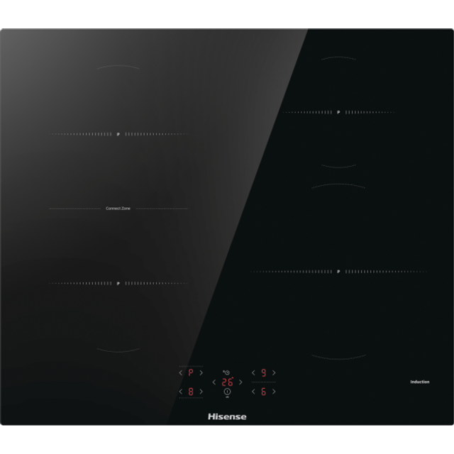HISENSE HI6421BSC 60cm Electric Induction Hob - Black, Black