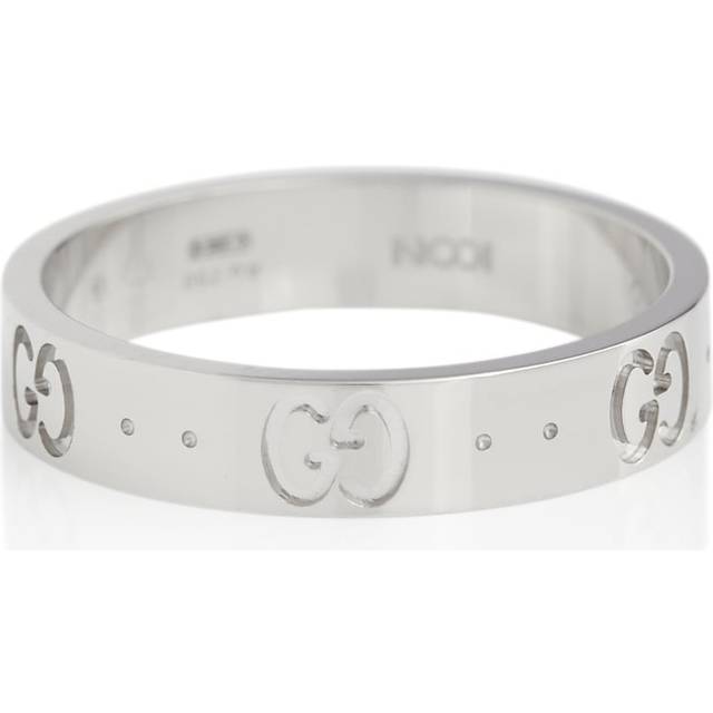 Gucci Icon 18kt white gold ring - silver (P)