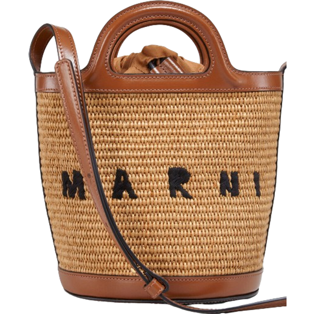 Marni Small Bucket Bag ‘Tropicalia' - Brown - U