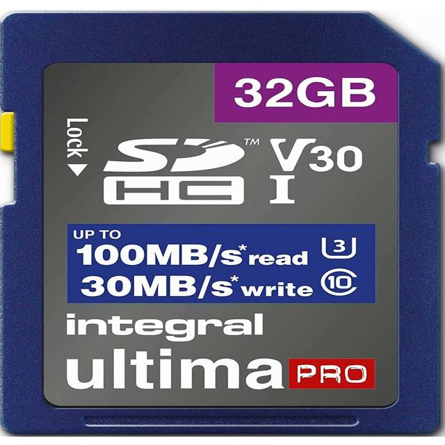 32gb sd card u3 memory for fujifilm finepix z91,z909exr,z950exr camera (4k)