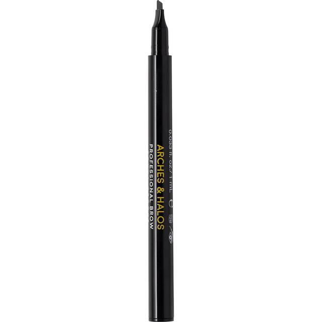 Arches and Halos 4 Prong Microblading Brow Pen - Charcoal For Women 0.033 oz Eyebrow Pencil