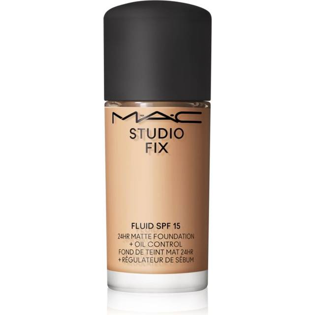 MAC Cosmetics Mini Studio Fix Fluid SPF 15 24HR Matte Foundation + Oil Control Mattifierande foundation SPF 15 Skugga NW15 15 ml