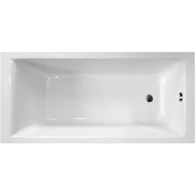 Nuie Linton Square Single Ended Straight Bath 1700x750