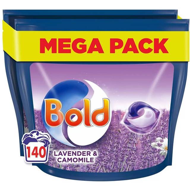 Bold All-in-1 PODS Washing Liquid Capsules 70 Washes, Lavender & Camomile
