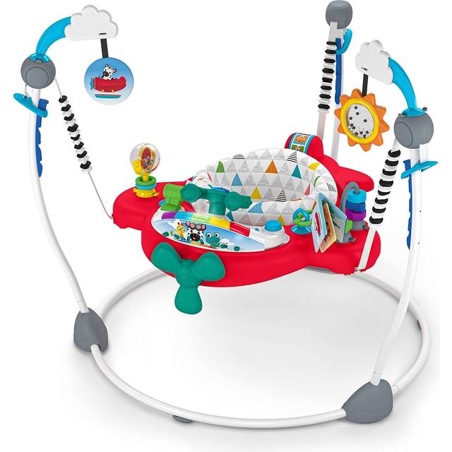Baby Einstein, Ocean Explorers flygplansäventyr 2-i-1 interaktiv aktivitetsjumper med lampor ålder 6 månader för pojkar eller flickor